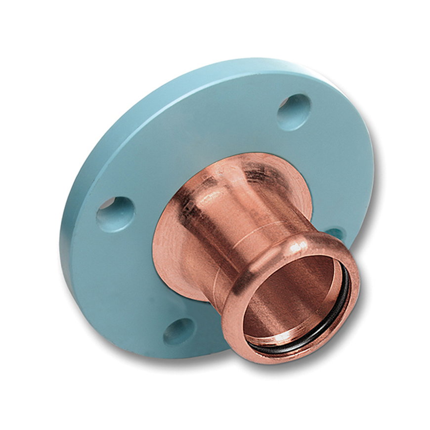 Sanha Press flens, koper, 1x pers, DN40, 42 mm 