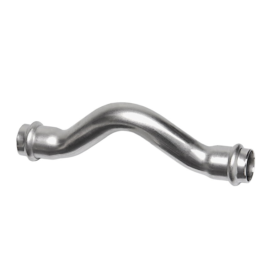 Sanha NiroSan sprongbocht, rvs 316L, 2x pers, 15 mm 