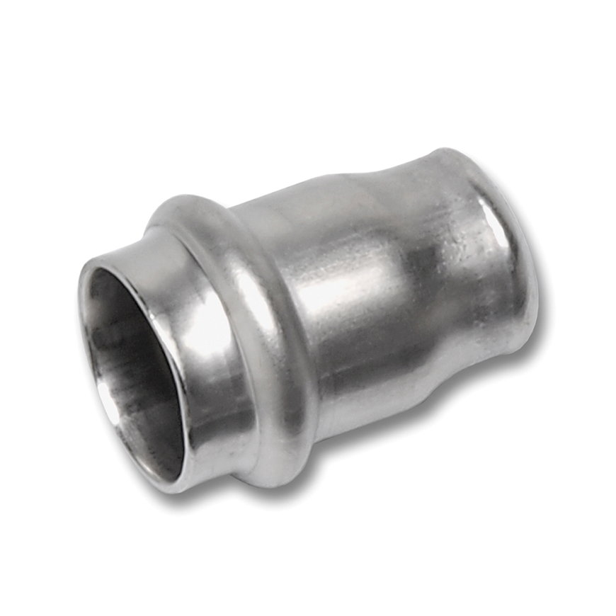 Sanha NiroSan eindkap, rvs 316L, pers, 108 mm 