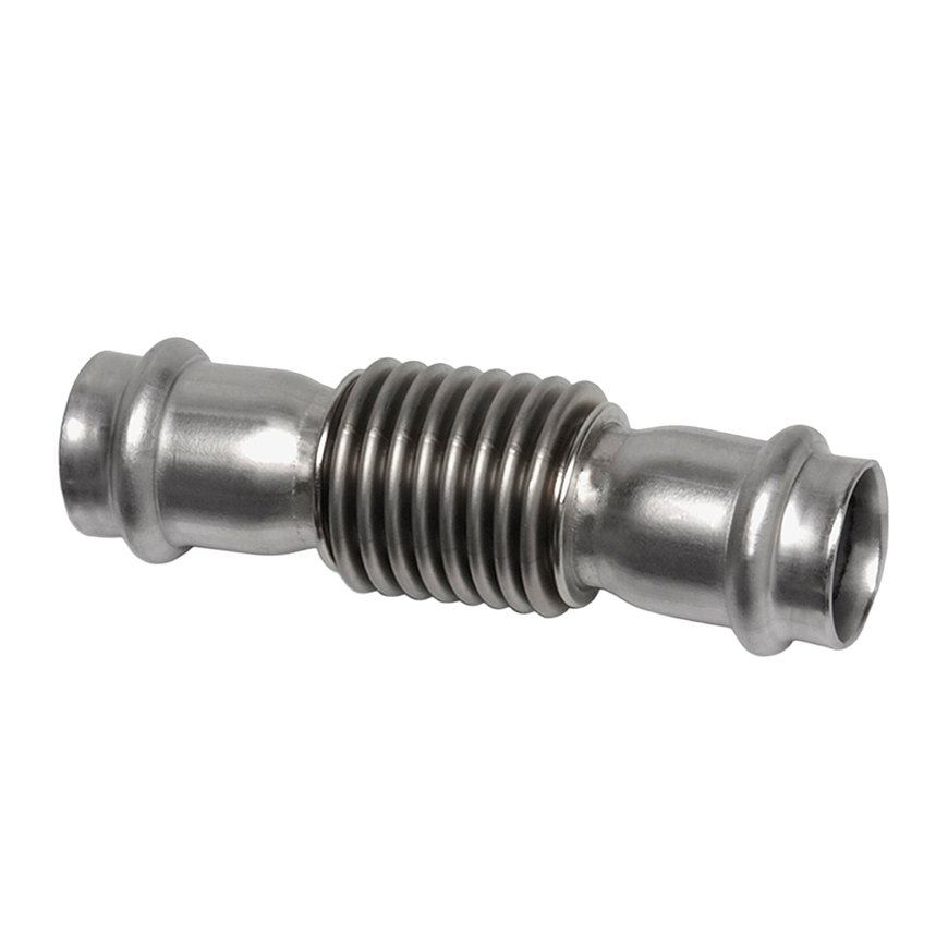 Sanha NiroSan expansiekoppeling, rvs 316L, 2x pers, 108 mm 