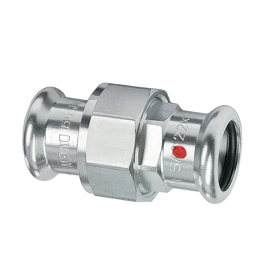 Sanha Therm 3-delige koppeling, staal, 2x pers, 15 mm 