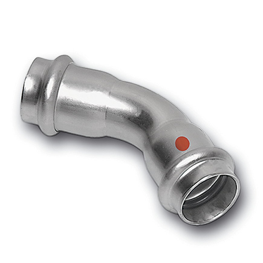 Sanha NiroTherm bocht 45°, 2x pers, 18 mm