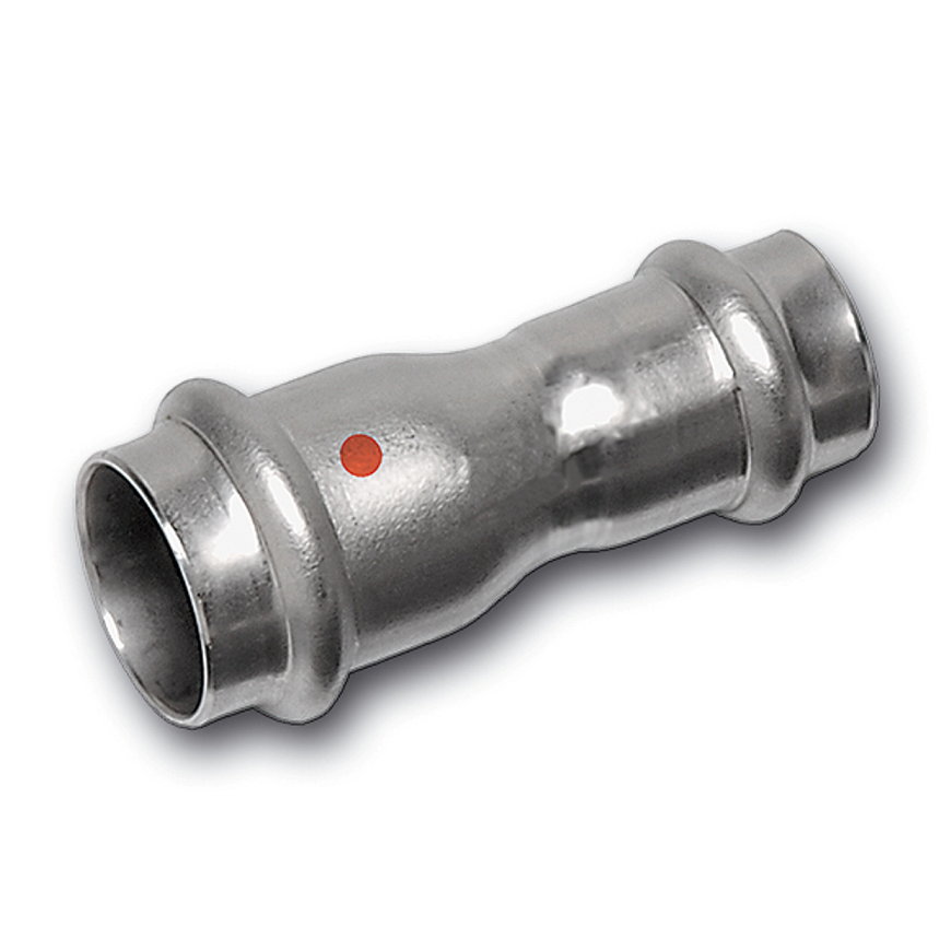 Sanha NiroTherm verloop koppeling, 2x pers, 22 x 15 mm