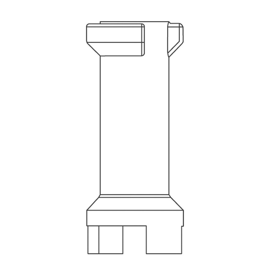 Sanha verlengde spindel voor kogelkraan, 15 mm 