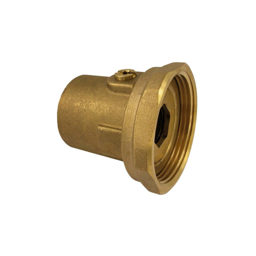 Aansluitkoppeling, 2x binnendraad, 1" x 1½", incl. moer