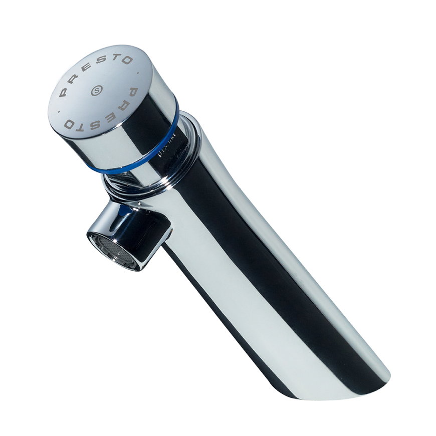 Presto wastafelkraan, type 605 Neo S, &frac12;" buitendraad, verchroomd messing 