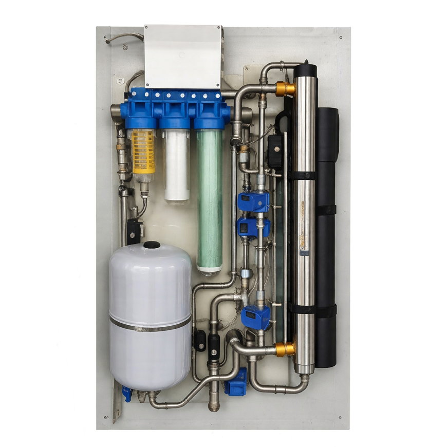 Drop2Drink waterzuiveringssysteem, V4, basismodel, 30L/min 