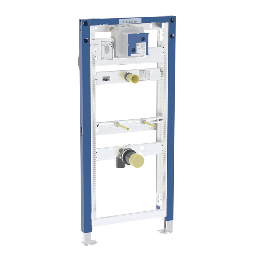 Geberit Duofix urinoir inbouwframe, universeel, voor urinoirstuursysteem Basic, bouwhoogte 1300 mm 