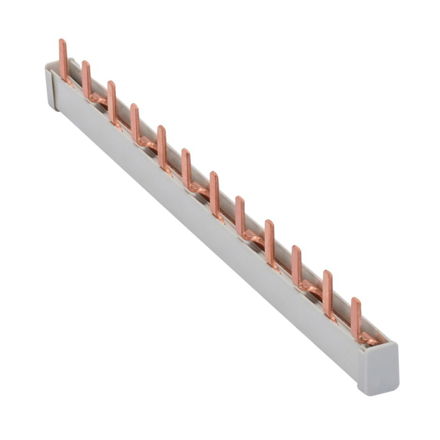 Gewiss kamrail, 6 x 2P, 12 module, lengte 21,2 mm, grijs 