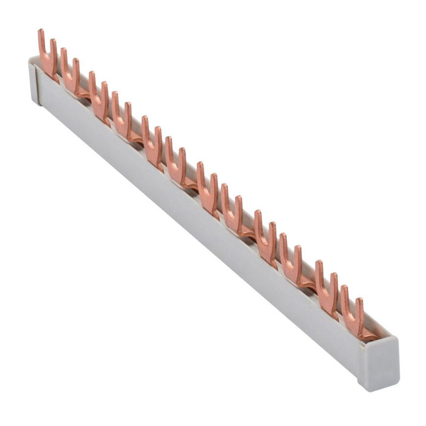 Gewiss kamrail, 6x 2P, 12 mod, lengte 21,2 mm, grijs 