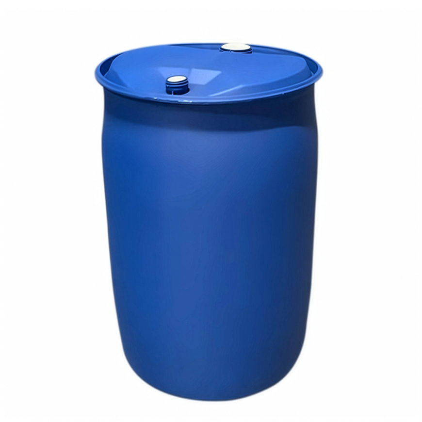 Vat met schroefdoppen, blauw, 120 liter 