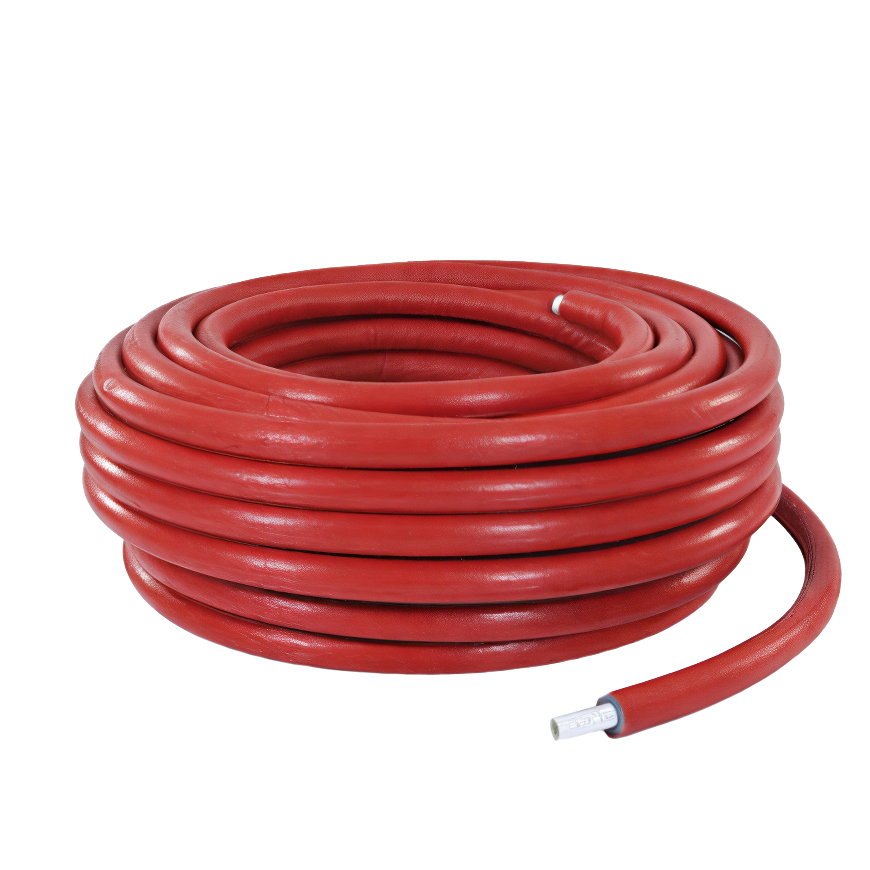 Ke Kelit Kelox Ultrax / Protec Clix meerlagenbuis, rood, 6 mm isolatie, 16 x 2 mm, l = 50 m 