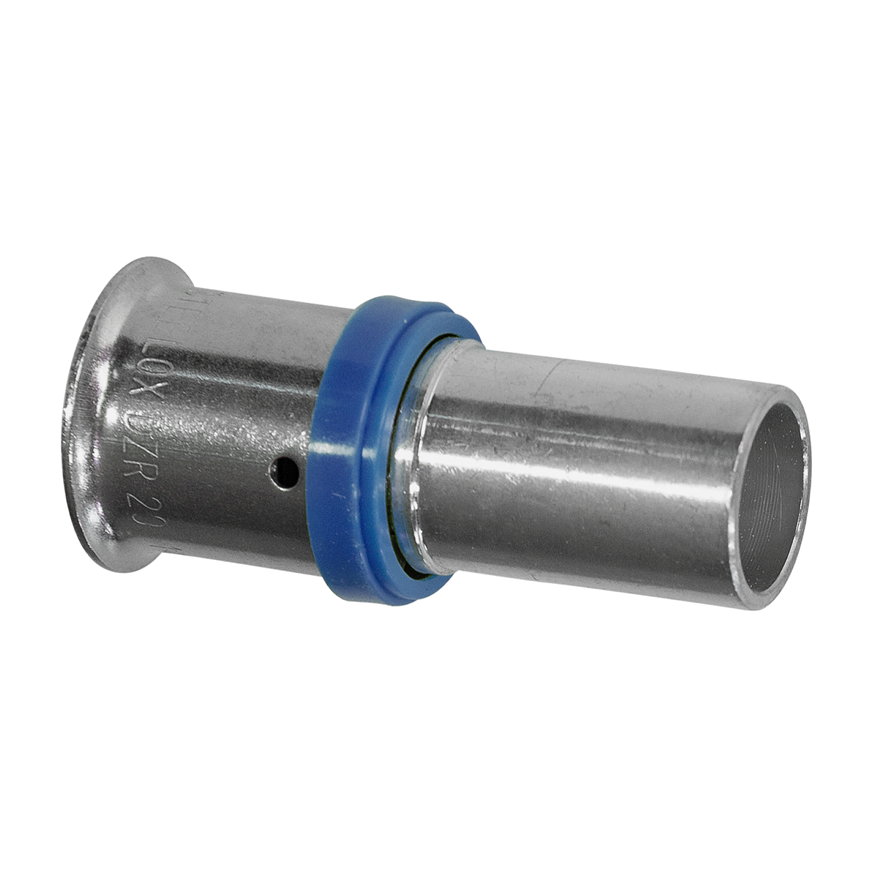 Ke kelit Kelox Ultrax overgangskoppeling, messing, rvs, pers x spie, 25 x 22 (cu) mm 