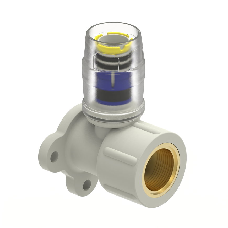 Ke Kelit Kelox Protec Clix muurplaat, ppsu, pa, steek x binnendraad, 16 mm x &frac12;" 
