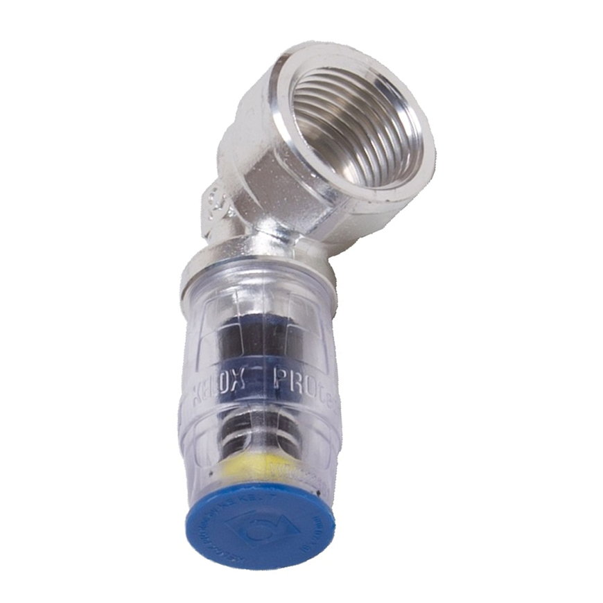 Ke Kelit Kelox Protec Clix schroefknie 90&deg;, messing, pa, steek x binnendraad, 16 mm x &frac12;" 
