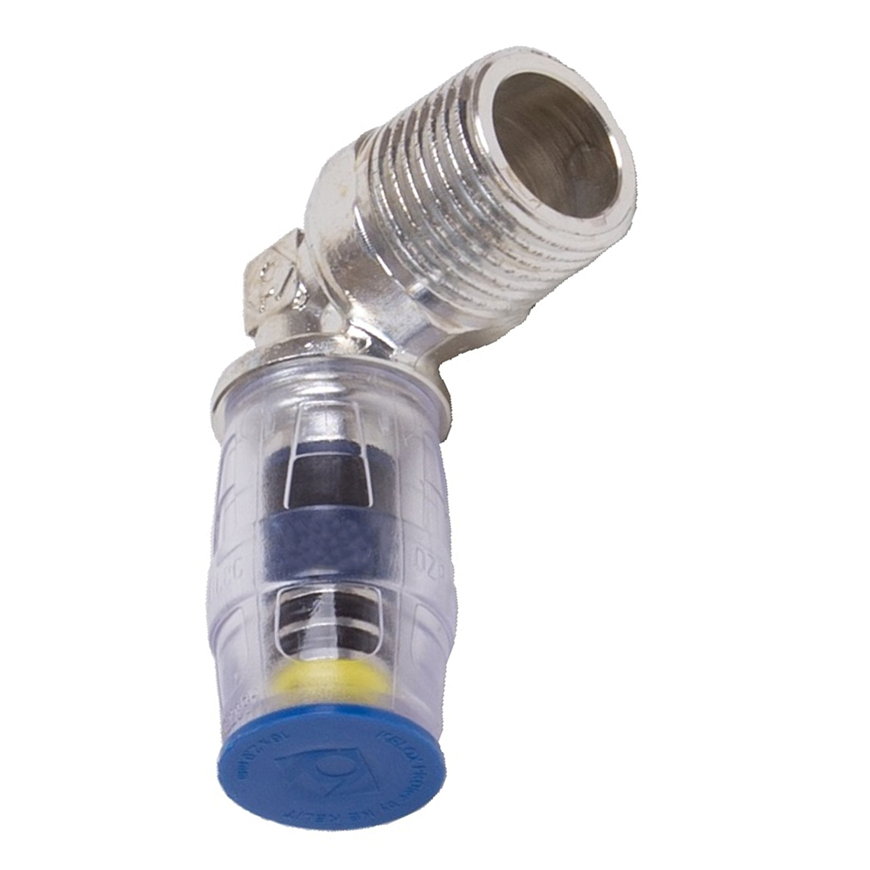 Ke kelit Kelox Protec Clix draadknie 90&deg;, messing, pa, steek x buitendraad, 20 mm x &frac12;" 