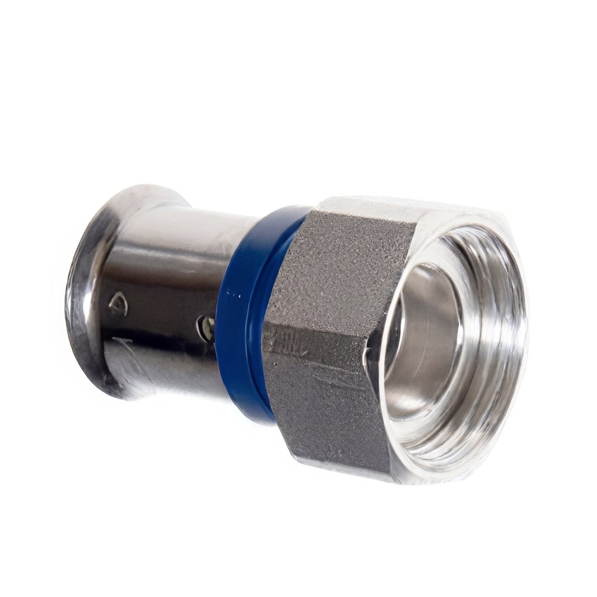 Ke Kelit Kelox Ultrax koppeling, messing, rvs, pers x wartel, 40 mm x 1½"
