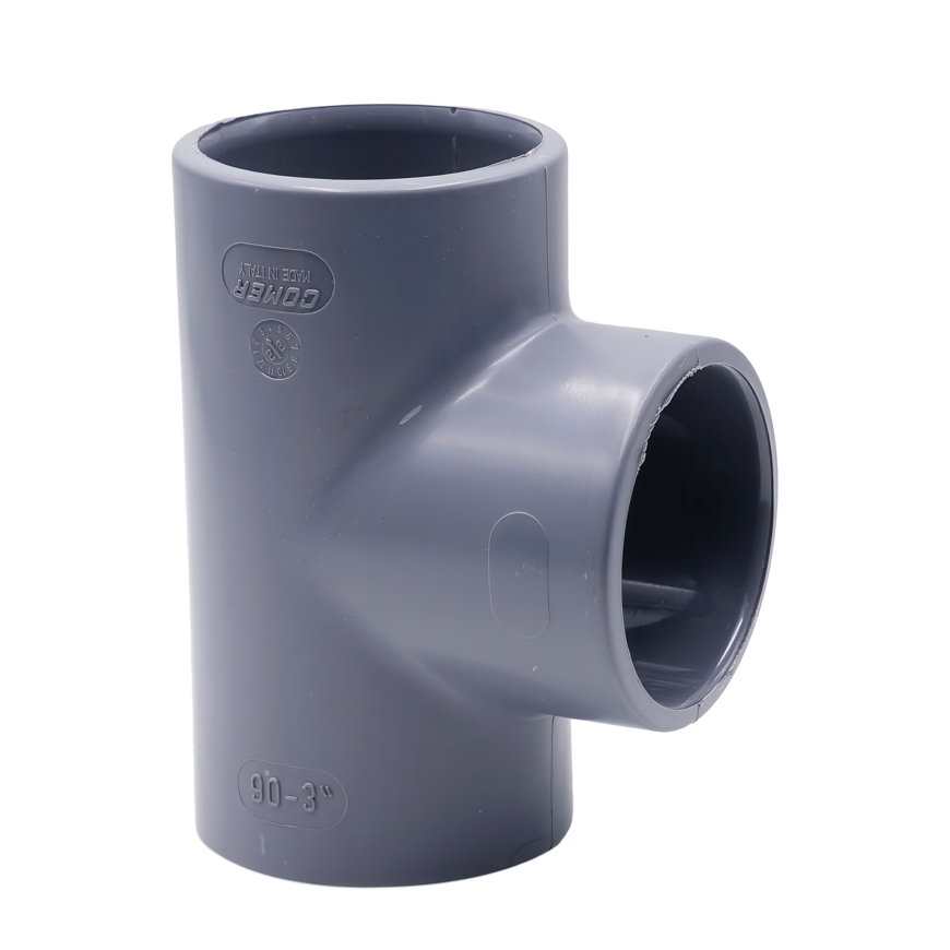 Comer T-stuk 90&deg;, pvc-u, 3x inwendig lijm, 16 mm 