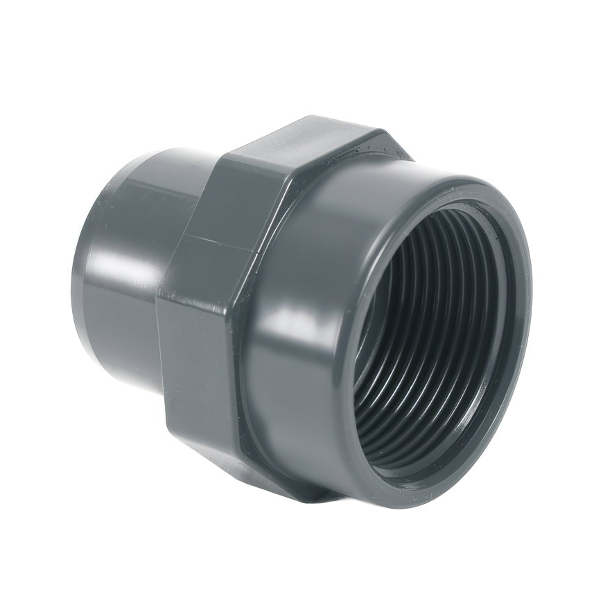 Comer inzet-schroefstuk, pvc-u, uitwendig lijm x binnendraad, 16 mm x &frac12;" 
