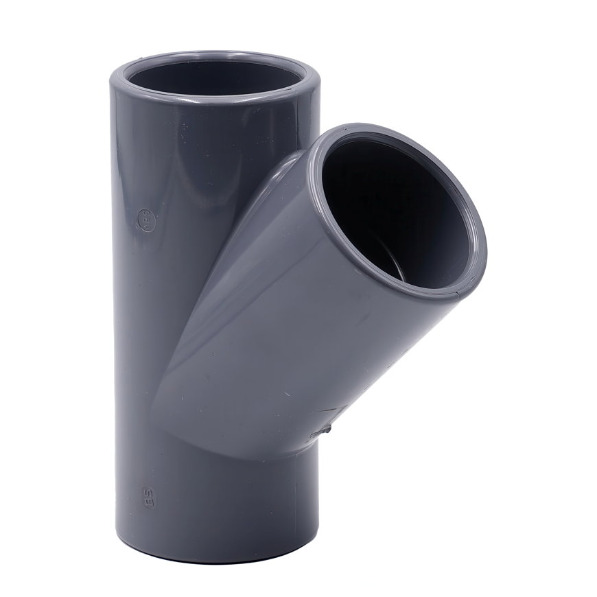 Comer T-stuk 45°, pvc-u, 3x inwendig lijm, 20 mm