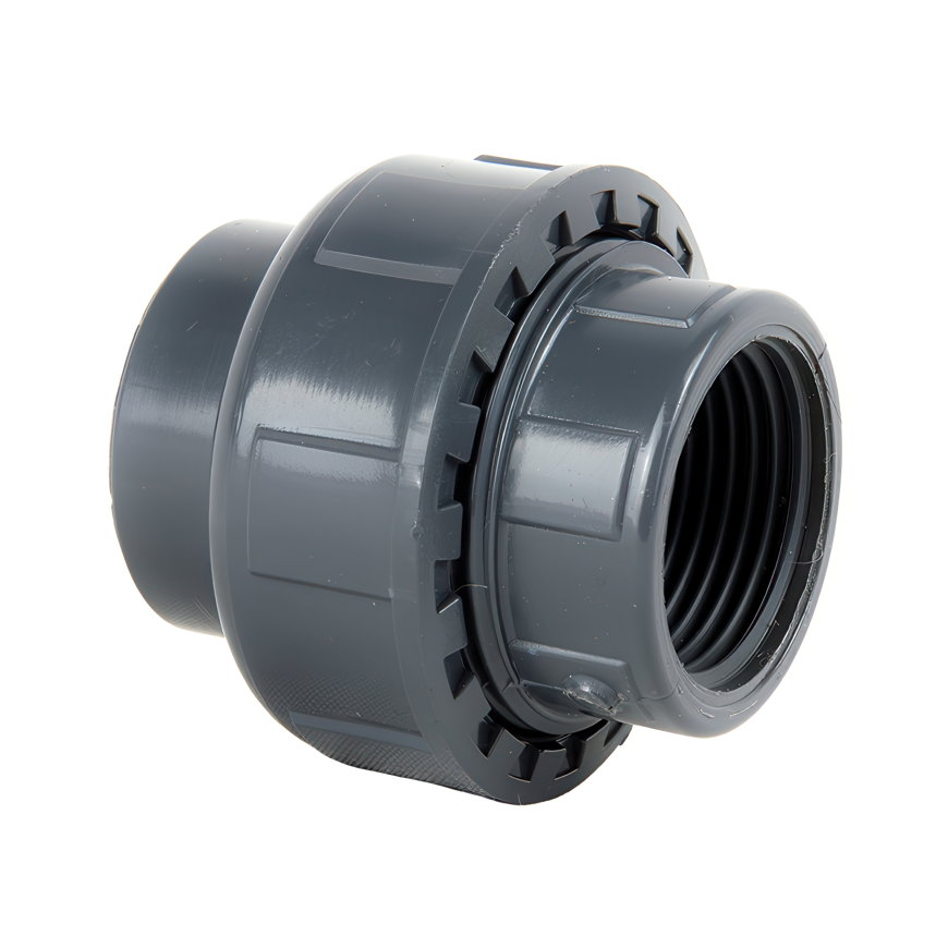 Comer 3-delige koppeling, pvc-u, inwendig lijm x binnendraad, 16 mm x 3/8" 