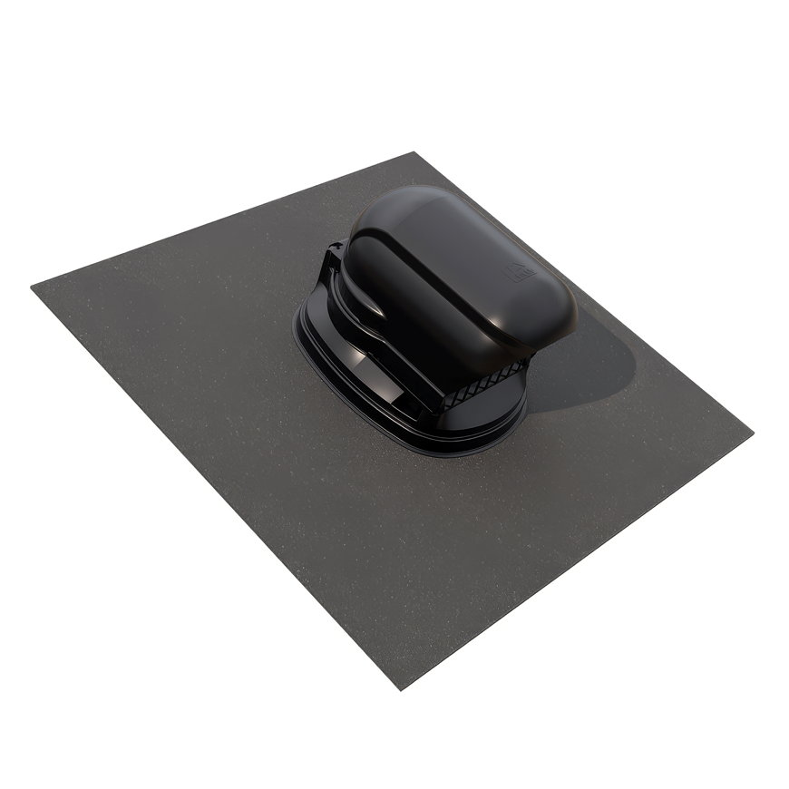 Ubbink kabel- en leidingdakdoorvoer, type Solar, pe/ubiflex, dakhelling 15 - 55&deg; 