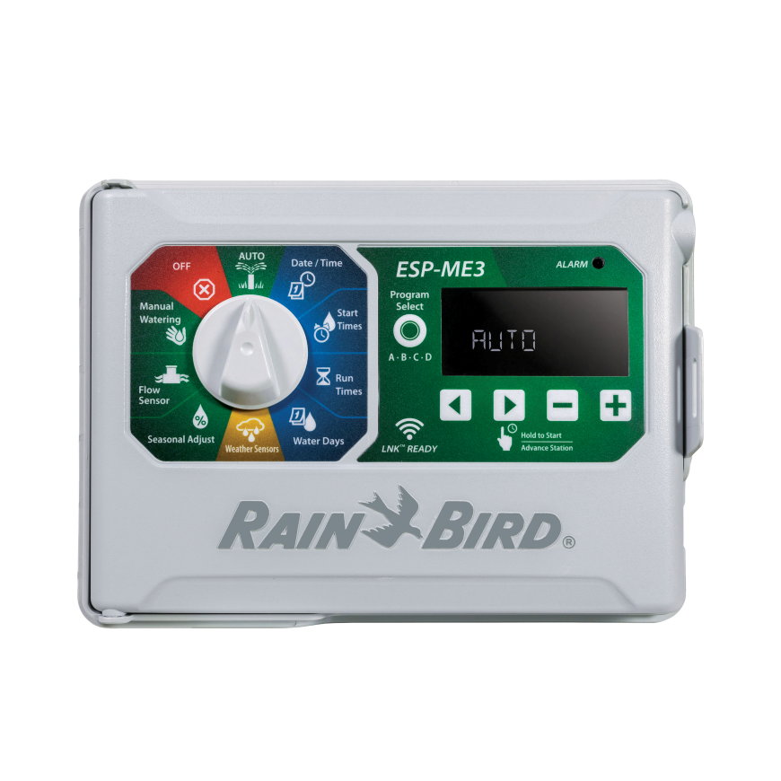 Rain Bird beregeningscomputer, type ESP-ME3, wifi, 4 stations basis, max. 22 stations 