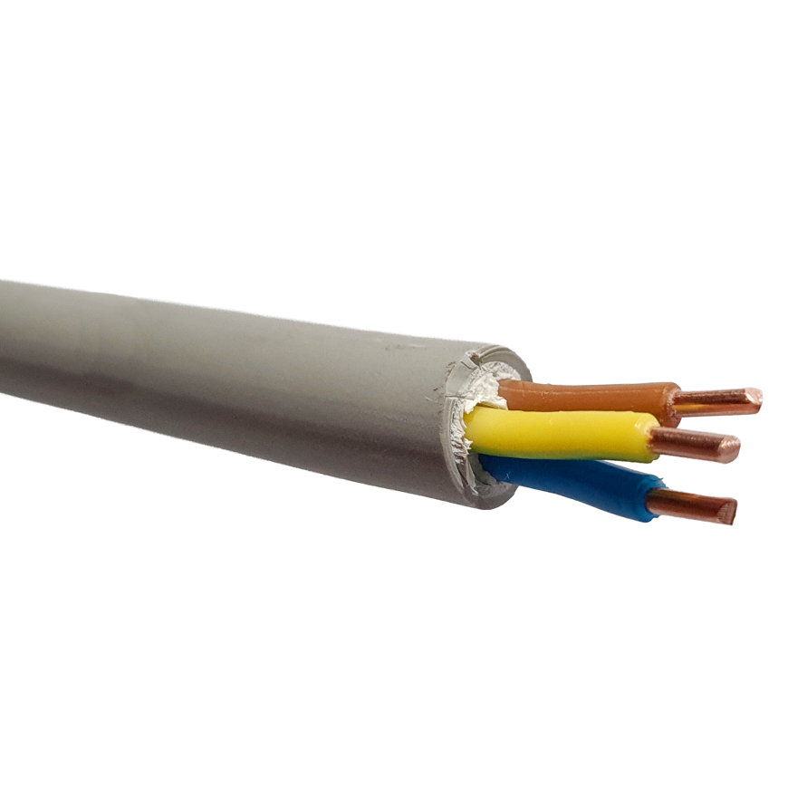 YMvk installatiekabel, 3x 2,5 mm², l = 100 m