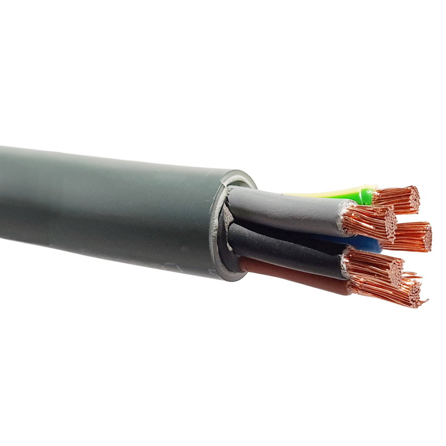 YMvk installatiekabel, 5x 2,5 mm², l = 50 m