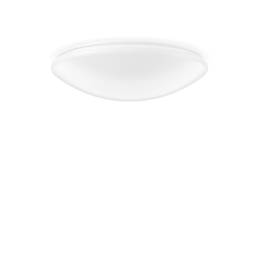 RZB led plafond- /wandarmatuur, opbouw, FLAT POLYMERO C, 14 - 28 W, 3000 / 4000 K, wit, aan / uit