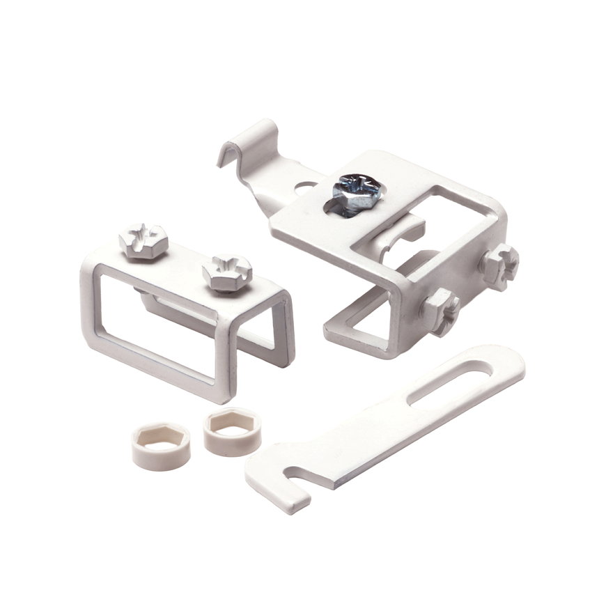 Rofix duo, complete standbuisset, standaard, voor type 10, 11, 20 en 21, wit (RAL 9010)