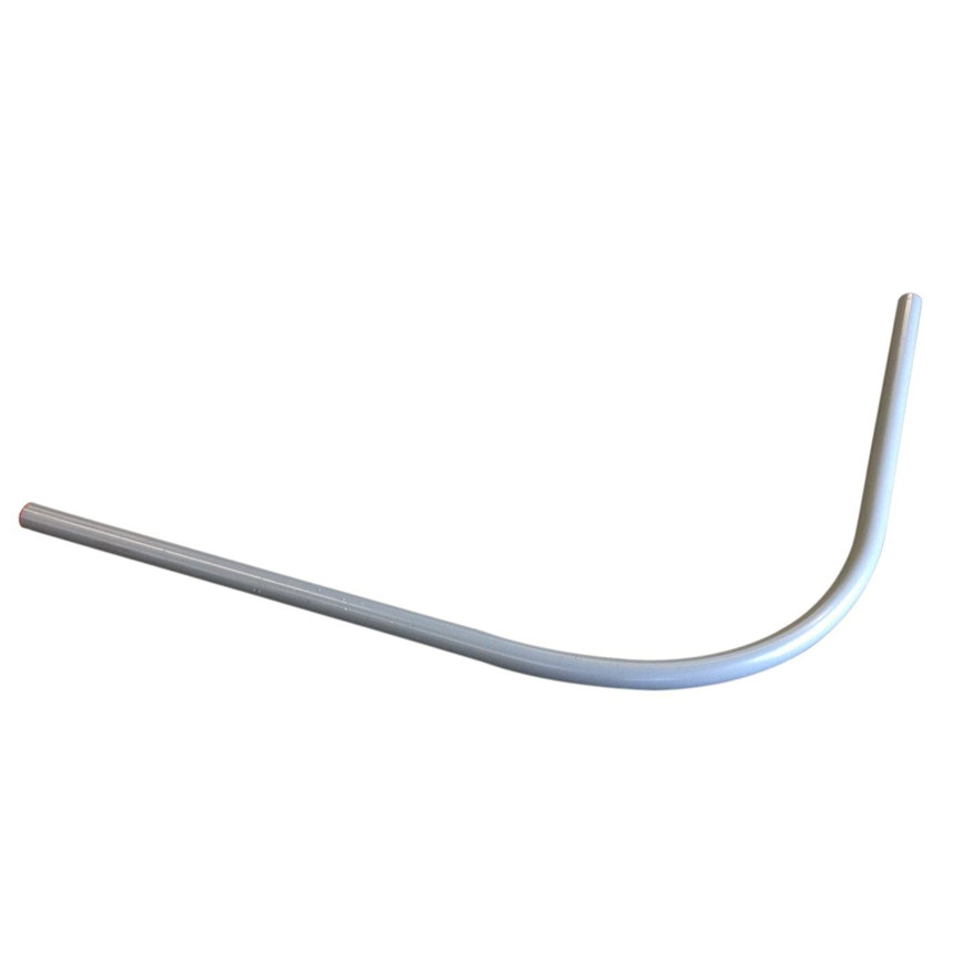 Invoerbocht 90°, pvc, stadsverwarming/grijs, d = 110 mm, r = 660 mm, 1200 mm