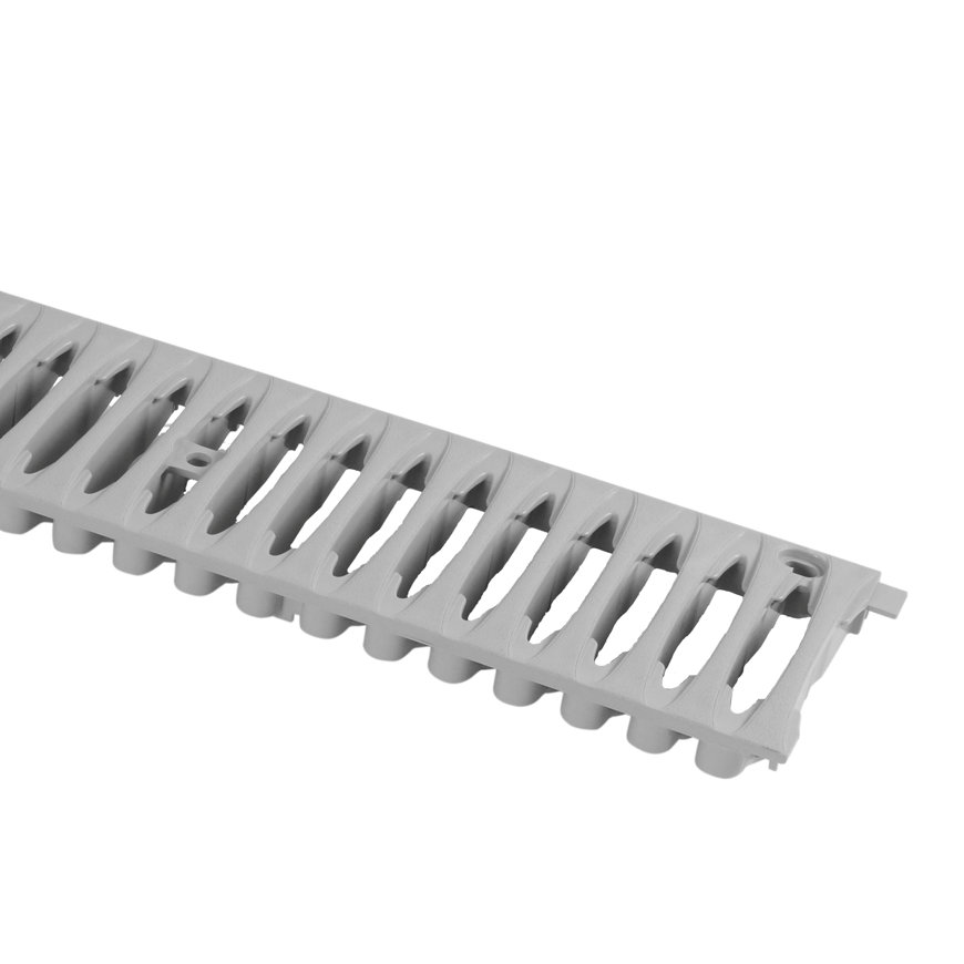 Nicoll PVC-Stegrost, Modell Connecto 100, hellgrau, L = 50 cm 