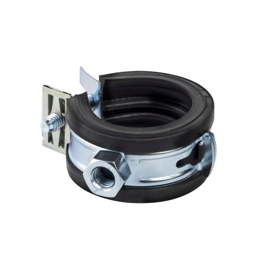 Rohrschellen-Set 10 Stück – Für Rohre 20–23 Mm (1/2"), Mit Stockschrauben M8x50 Mm, Verzinkt & Schalldämmend