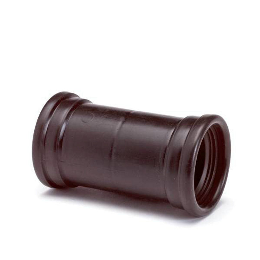 Dyka pp steekmof, zwart, 2x manchet, KOMO, 160 mm 
