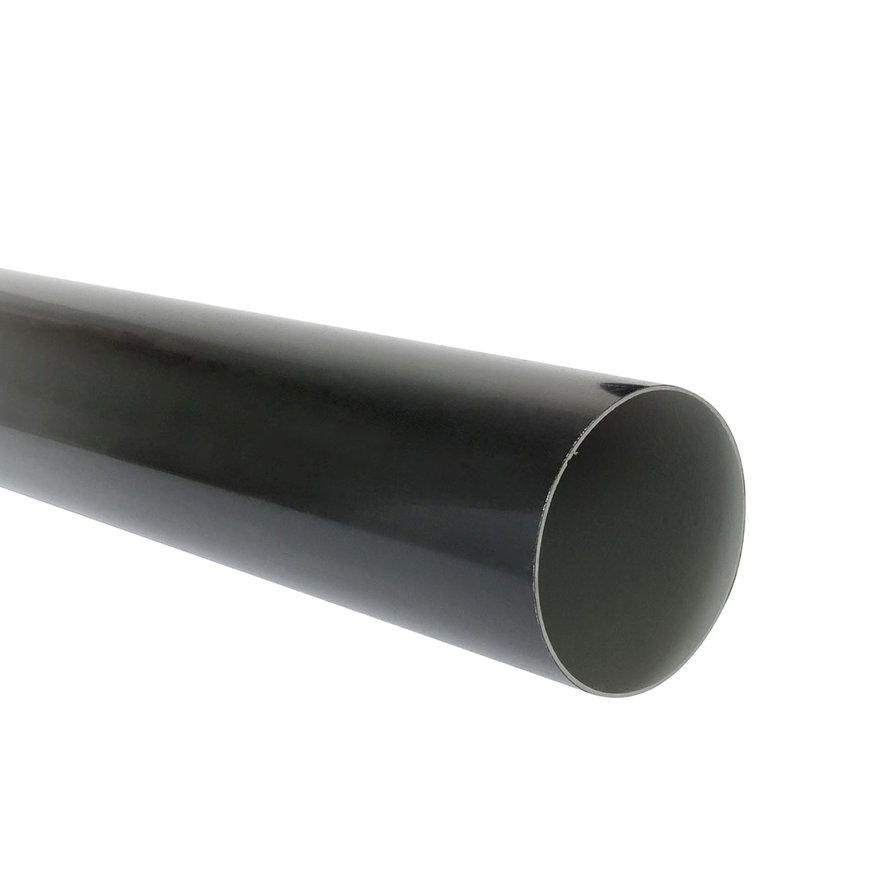 Nicoll Techtan Fallrohr, PVC, schwarz, RAL 9011, 80 mm, l = 3 m 