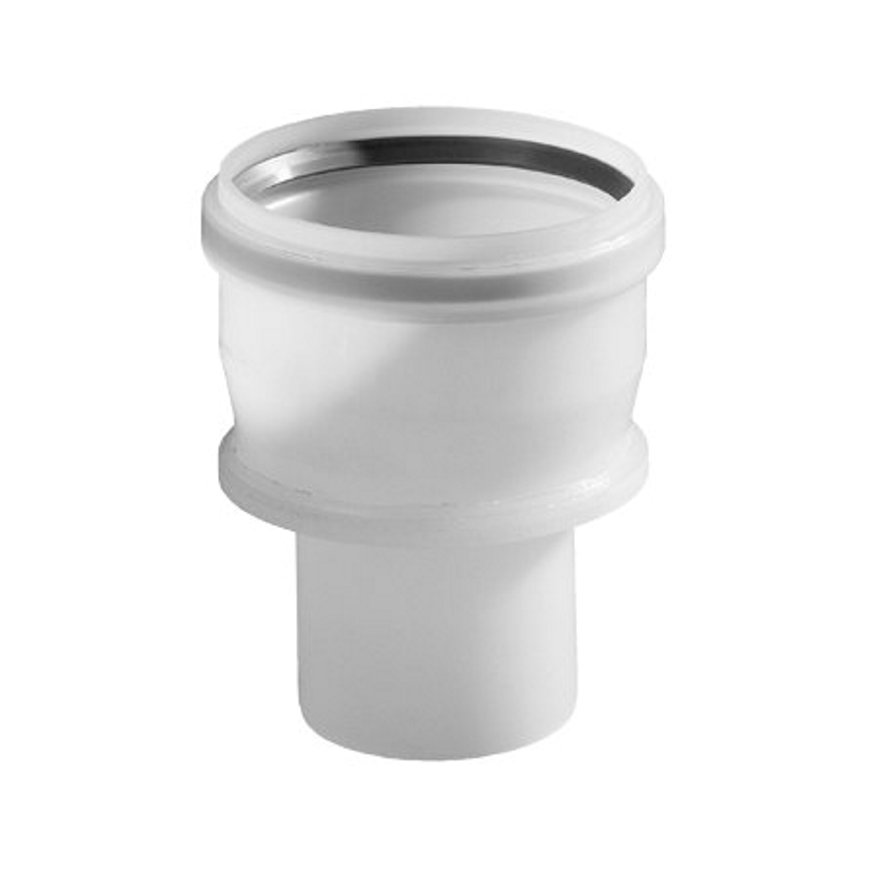 Ubbink verloopstuk, Rolux Flex, spie - mof, pp, 60 x 80 mm 