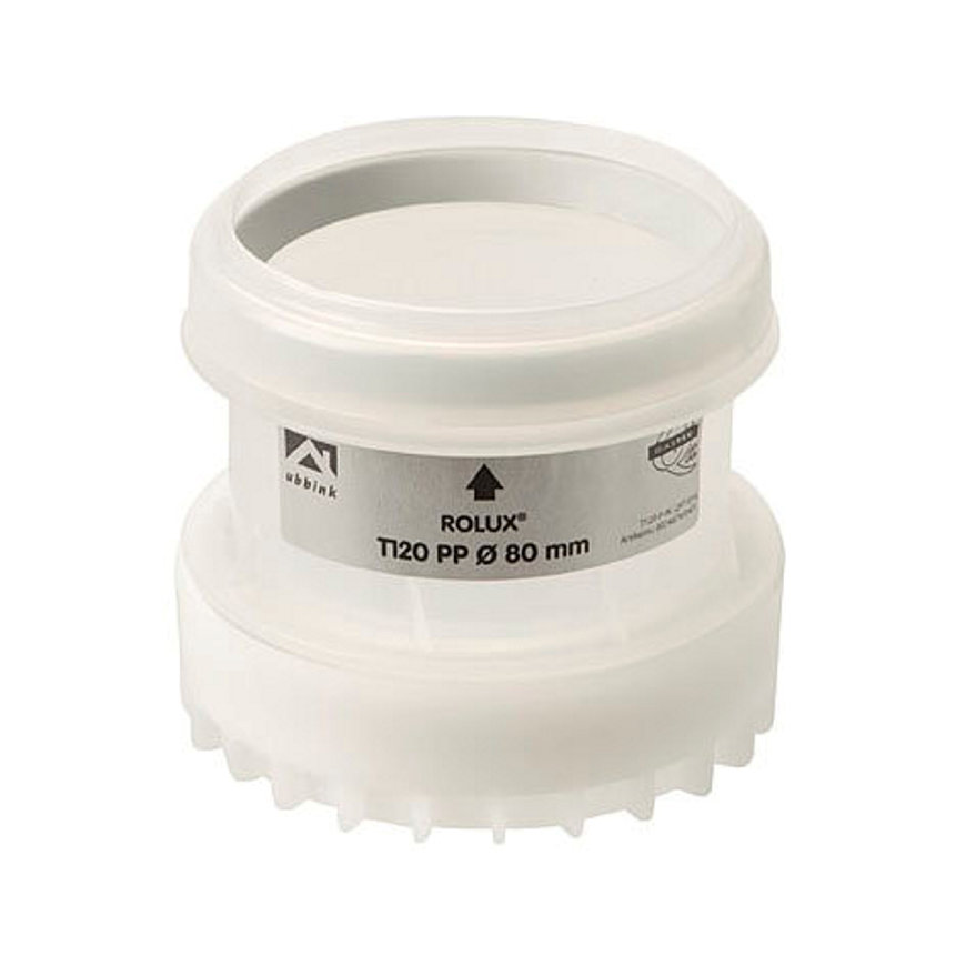 Ubbink koppelstuk, Rolux Flex, flex - mof, pp, 80 mm 