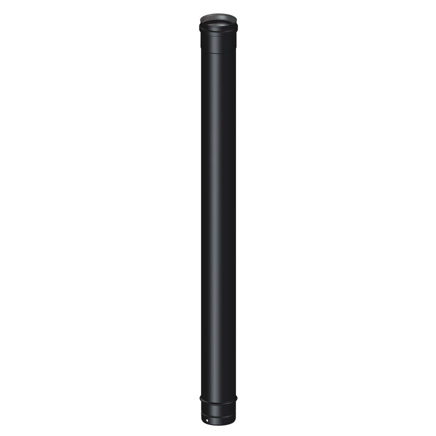 Dinak SW pellets black, rookgasafvoerbuis, type 025, 80 mm, l = 265 mm 