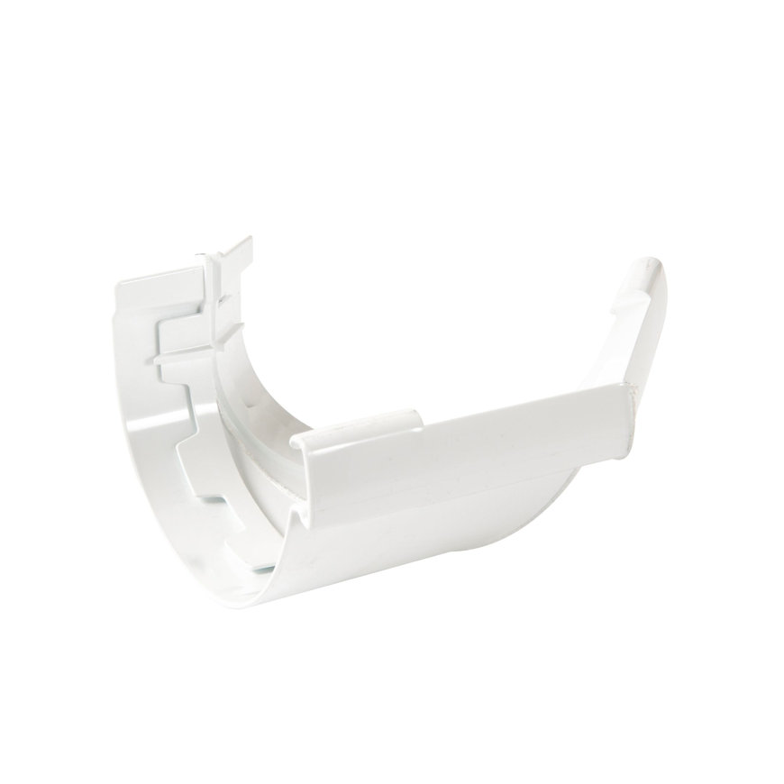Nicoll Techtan Vodalis buitenhoekstuk voor mastgoot, 135&deg;, pvc, wit, RAL 9010, 140 mm 