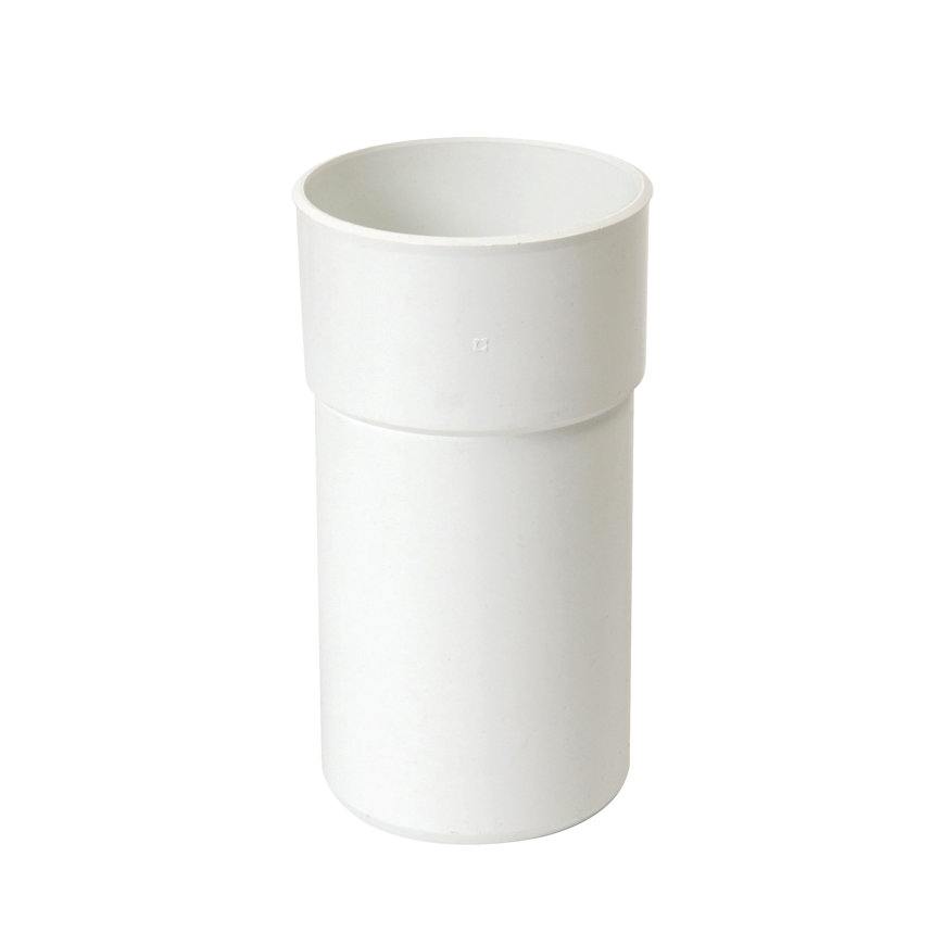 Nicoll Techtan hwa mof, pvc, inwendig lijm x spie, wit, RAL 9010, 80 mm