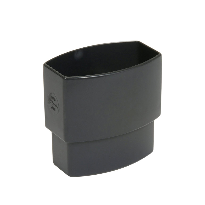 Nicoll Techtan Ovation hwa mof, pvc, inwendig lijm x verjongd spie, antraciet, 105 x 76 mm