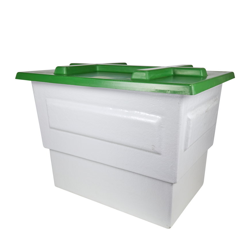 Vloeistofbak incl. deksel, polyester, rechthoekig, 460 liter 