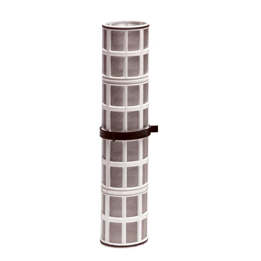 Amiad Zylindersieb für Stahlfilter 3", T x L = 100 x 500 mm, Siebperforation 0,20 mm, weiß 