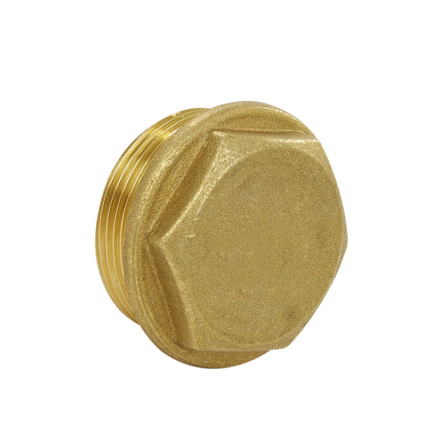 RIV Stopfen, Messing, Typ 3480, 1x Außengewinde, 1½" 