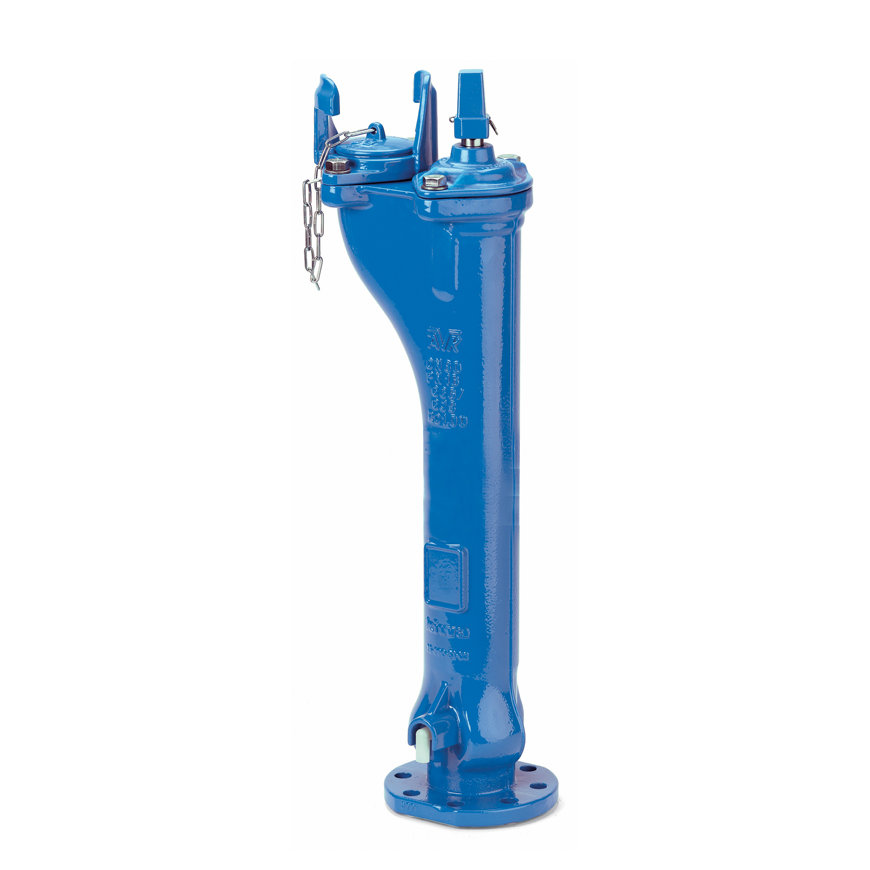 AVK ondergrondse hydrant, gietijzer, serie 35/57, 16 bar, flens 8-gaats, DN80, 90 mm, l = 750 mm 