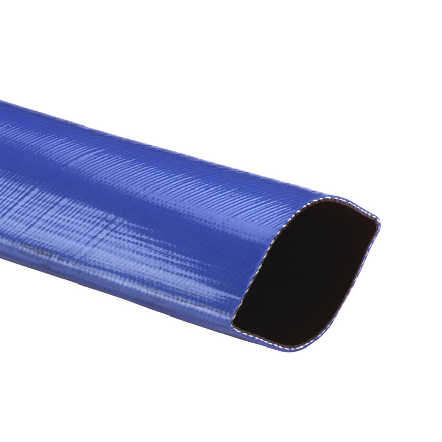 Heliflat-M Flachschlauch zur Be- und Entwässerung, flach aufrollbar, blau, 200 mm, L = maximal 50 m 