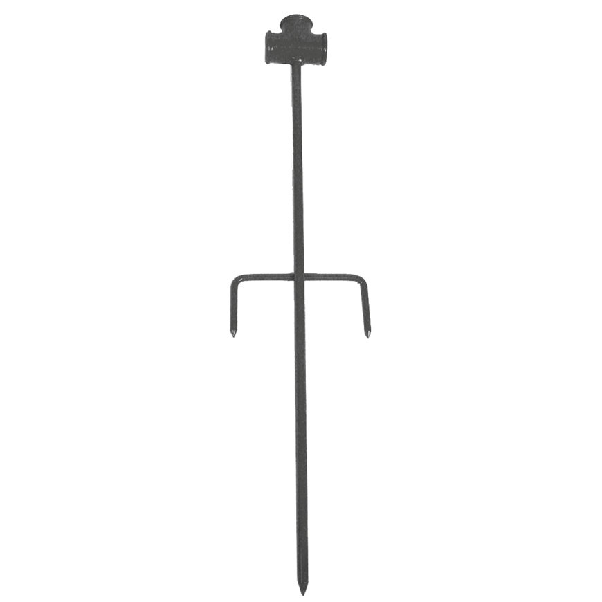 Talen Tools Regner-Stativstange mit Querstütze, doppelt, ¾", pulverbeschichteter Stahl 