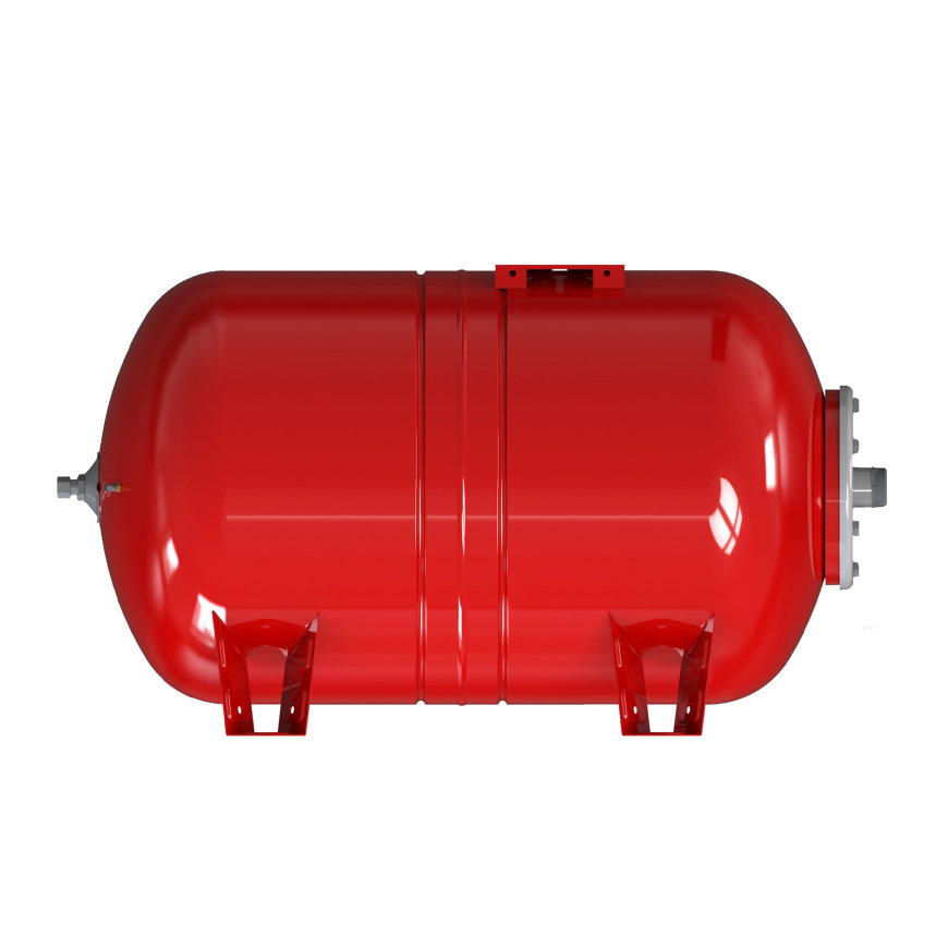 Varem expansievat, type Maxivarem LS, carbon stalen flens, horizontaal, 2 bar, rood, 1½", 200 liter 