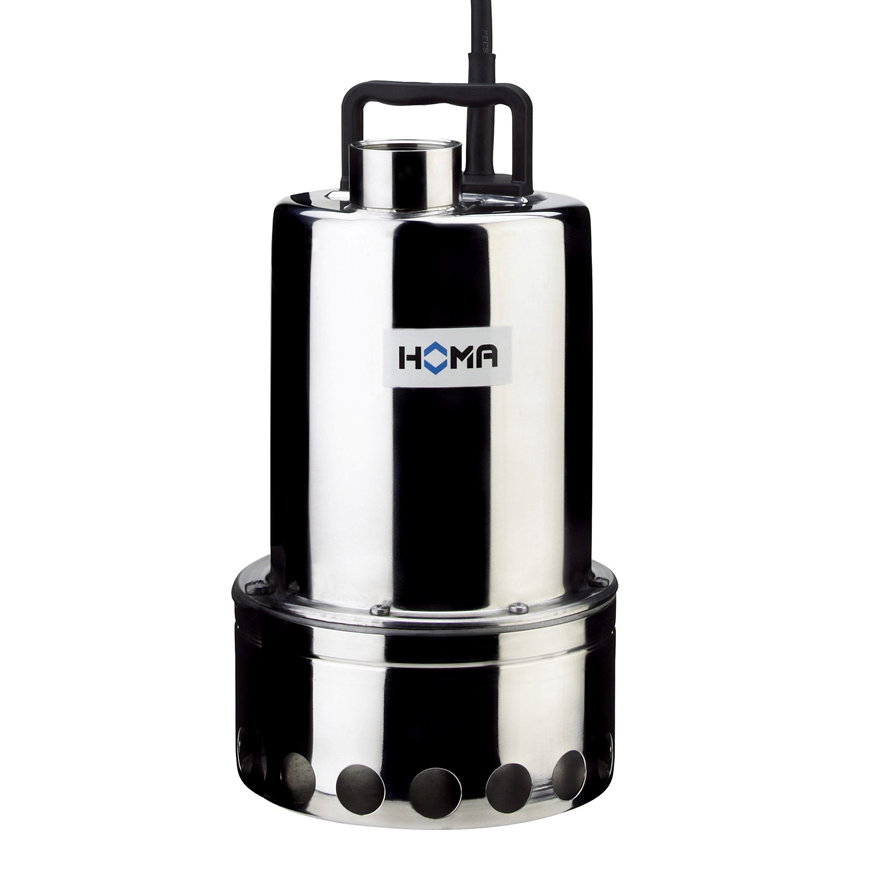 Homa dompelpomp voor vuilwater, mantelgekoeld, rvs, CR 360 V W, 0,45 kW, 230 V 